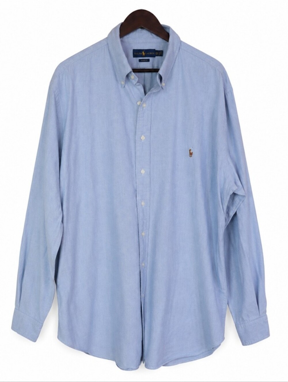 Ralph Lauren Light Blue Mens Classic Fit Button Down Shirt Sz 2XLT